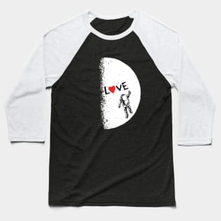 Moon Graffiti Baseball T-Shirt